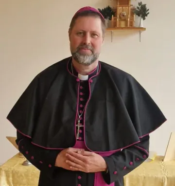 Bishop Ashley R. Deutschmann after his episcopal consecration, 24 May 2026