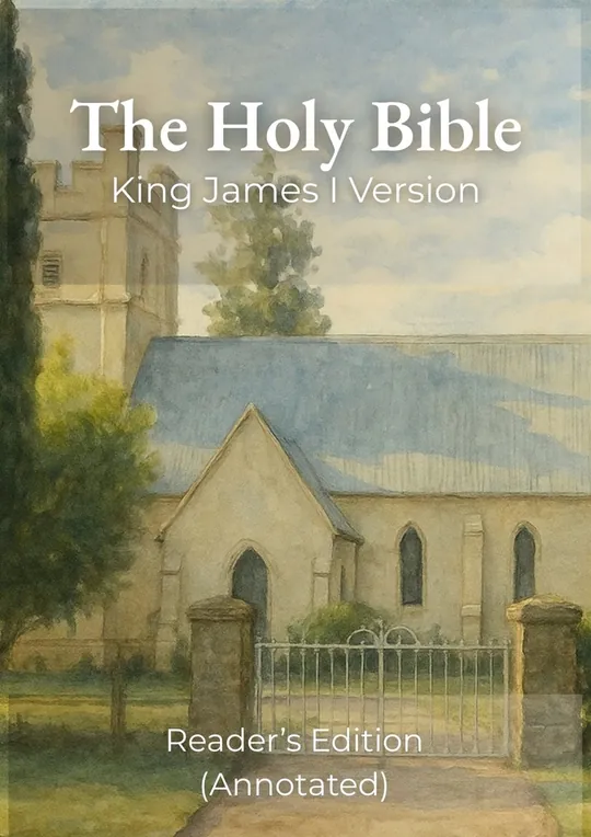 Holy Bible King James Version Reader's Edition cover
